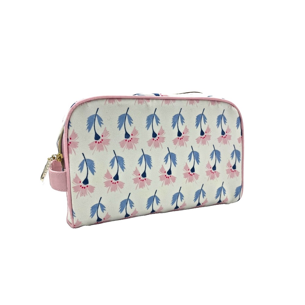 Estee Lauder Pink Flower Floral Cosmetic Makeup Travel‎ Bag